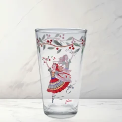 Nutcracker The Ballerina 16 oz. Cooler Glass - Set of 4