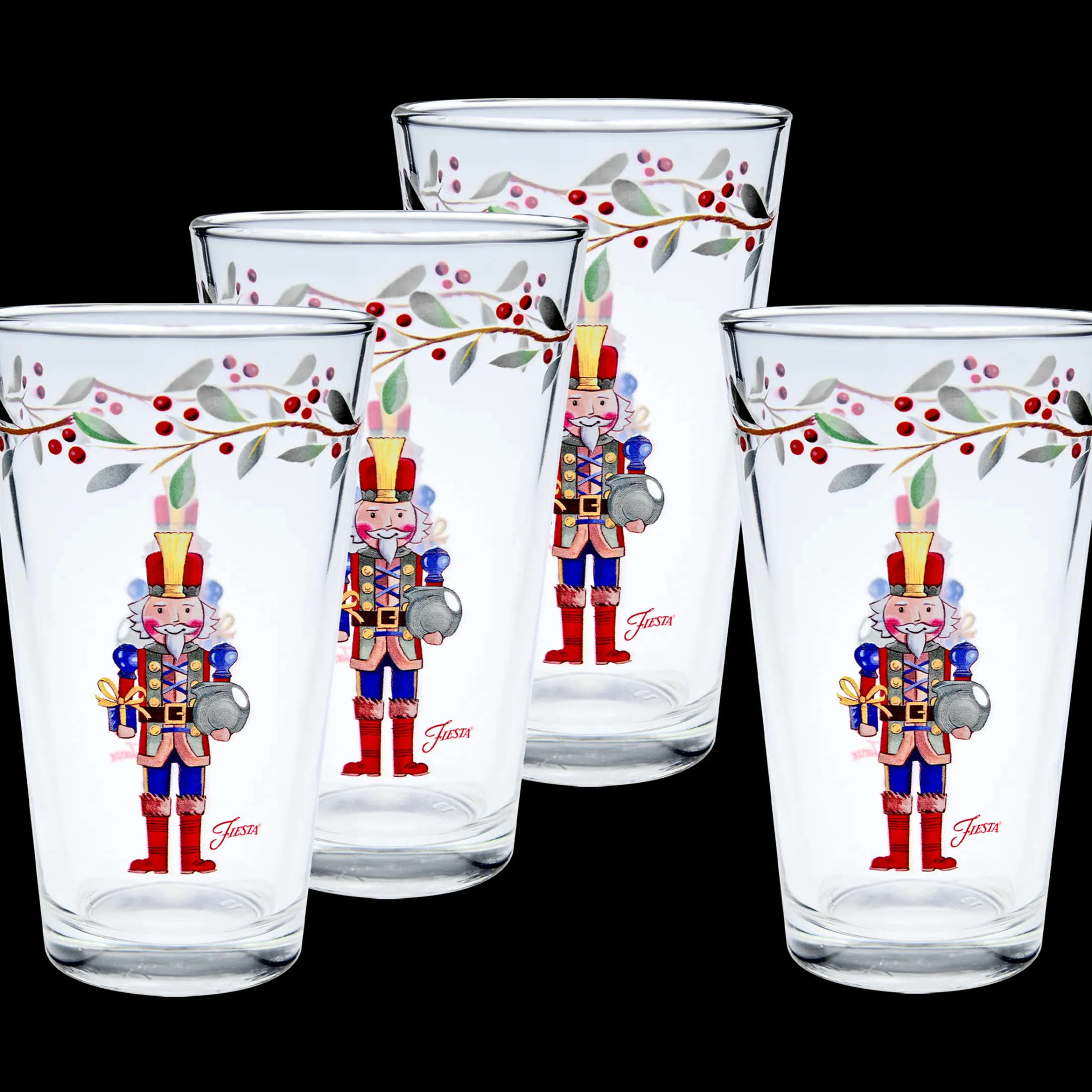 Nutcracker The Giver 16 oz. Cooler Glass - Set of 4