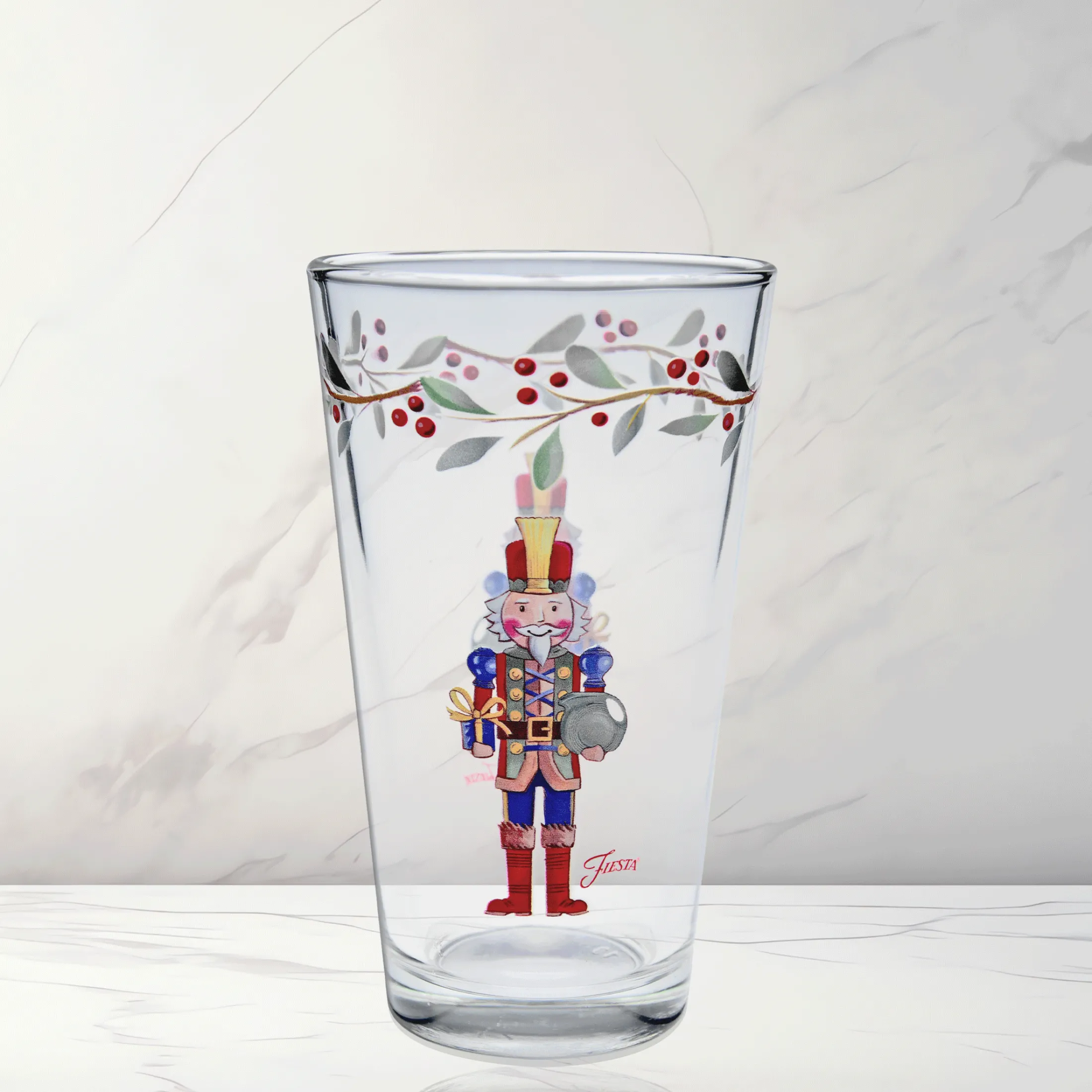 Nutcracker The Giver 16 oz. Cooler Glass - Set of 4