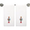 Nutcracker The Giver Embroidered Hand Towel Set of 2