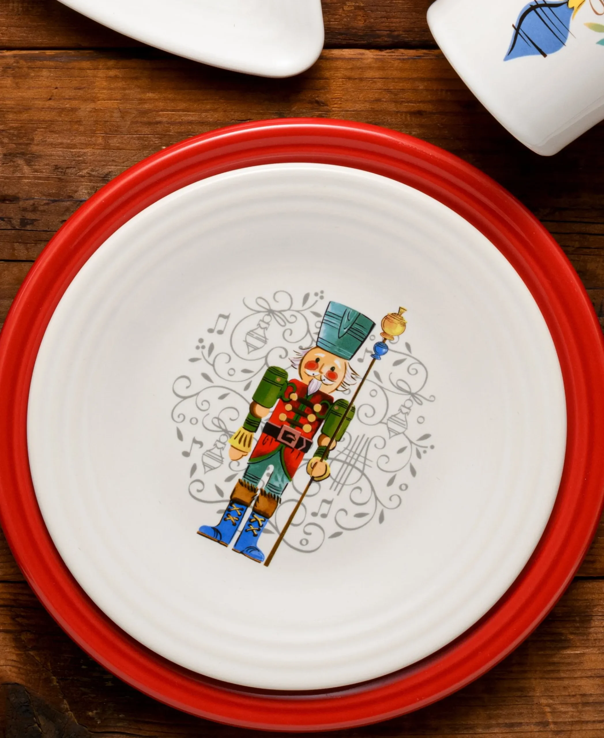 Nutcracker The Guardian Classic Rim 9 Inch Luncheon Plate