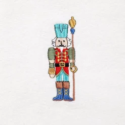 Nutcracker The Guardian Embroidered Hand Towel Set of 2
