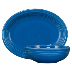 2-Piece Serve Set 11 5/8 Inch Oval Platter & 38 OZ Bistro Bowl