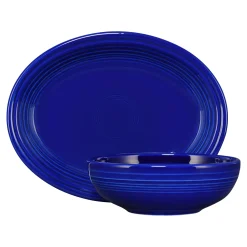 2-Piece Serve Set 11 5/8 Inch Oval Platter & 38 OZ Bistro Bowl