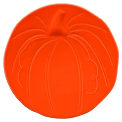 Pumpkin Shaped Plate 8 1/2 Inch
