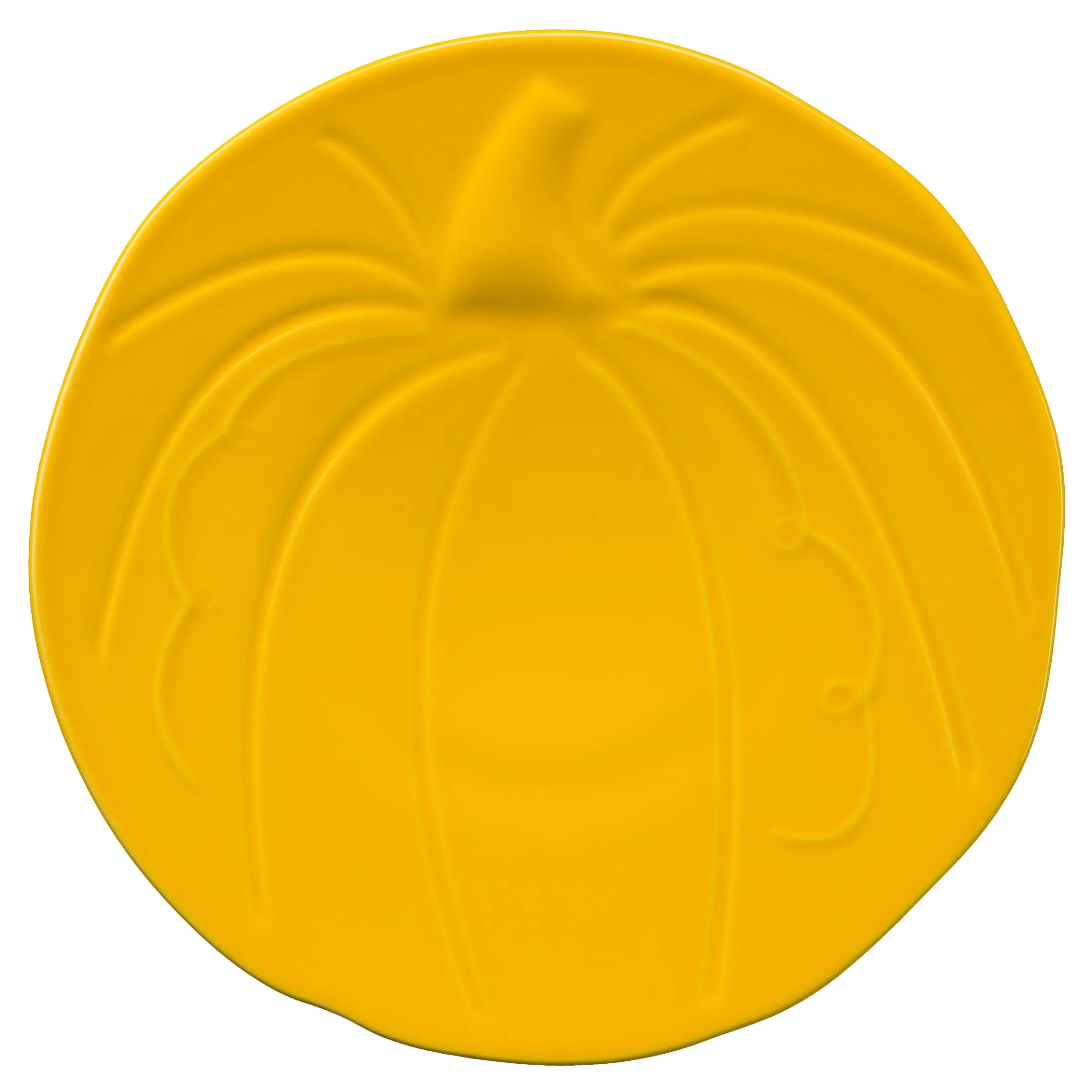 Pumpkin Shaped Plate 8 1/2 Inch