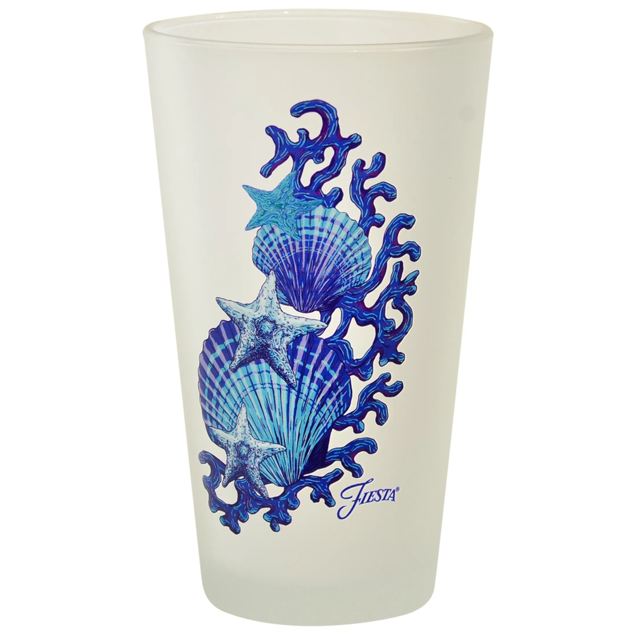 Retired 16 oz. Fiesta® Coastal Frosted Cooler – Set of 4