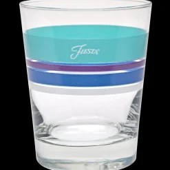 Retired 15 oz. Fiesta® Edgeline Coastal Tapered Double Old Fashion – Set of 4