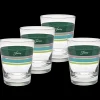 Retired 15 oz. Fiesta® Edgeline Tropical Tapered Double Old Fashion – Set of 4