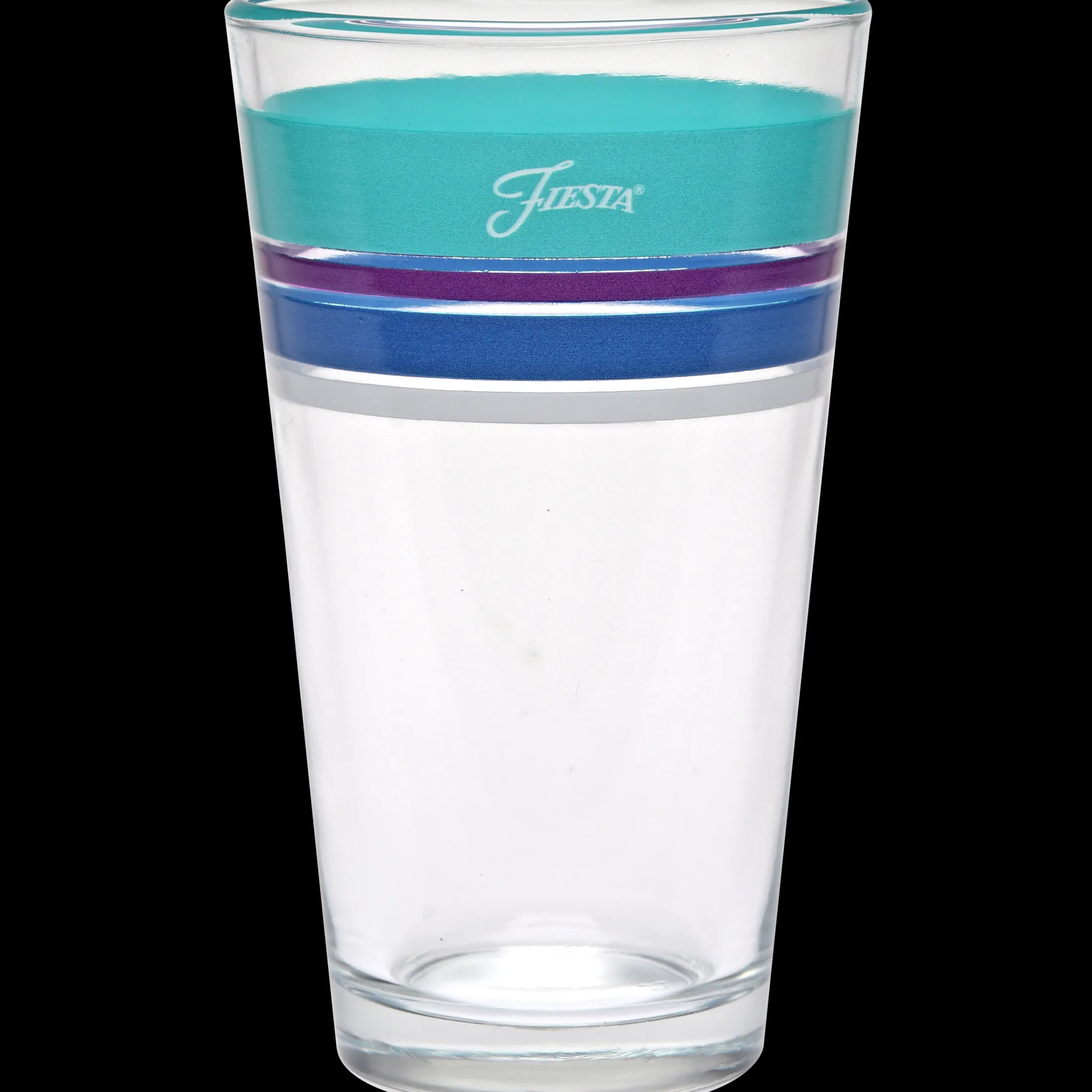 Retired 16 oz. Fiesta® Edgeline Coastal Cooler Glass - Set of 4