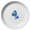 Retired Coastal Seahorse Coupe 8 1/2 Inch Luncheon Bowl 26 OZ