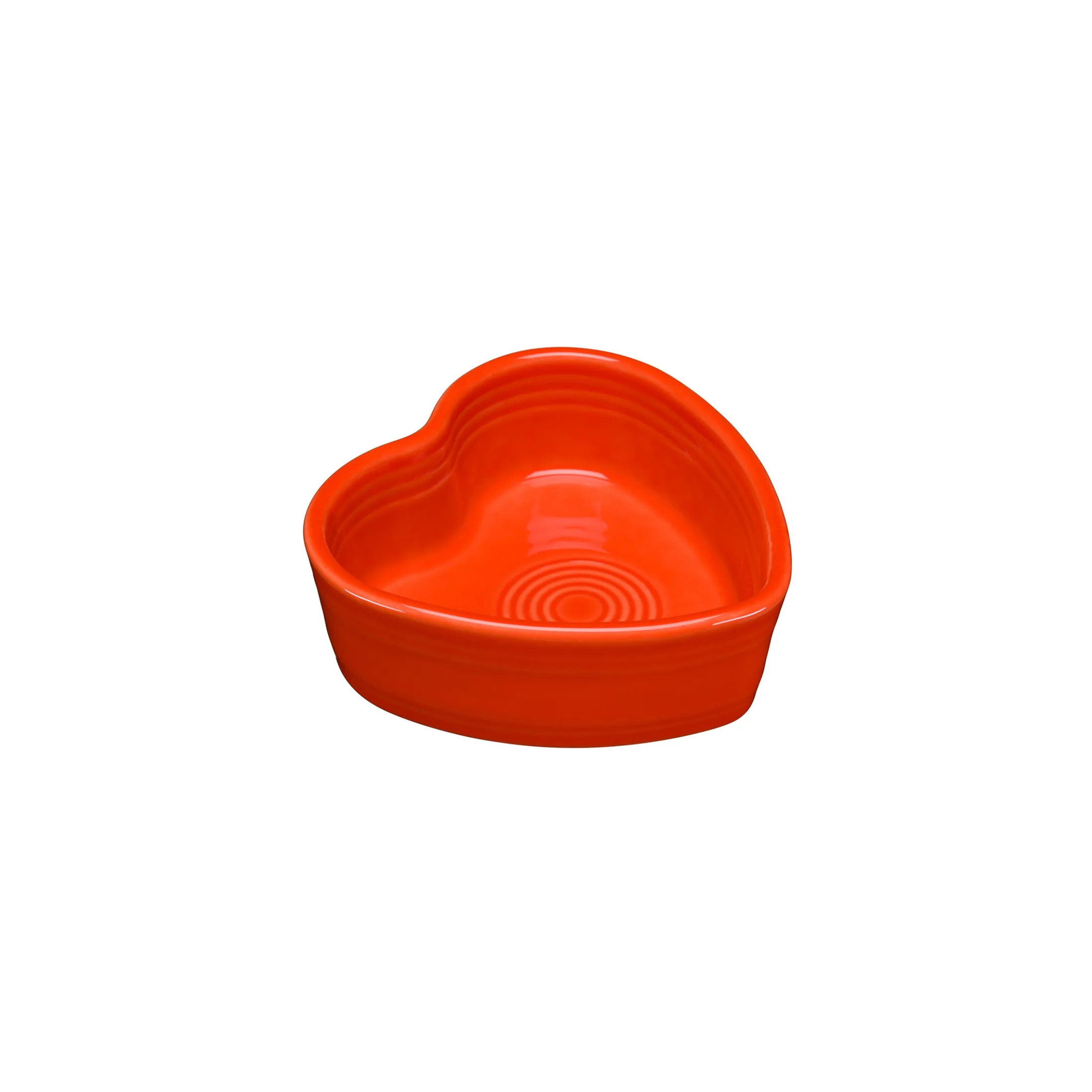 Retired Heart Shaped Ramekin 4 1/2 Inch