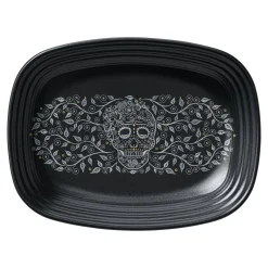 Retired SKULL AND VINE 12 Inch Large Rectangular Platter