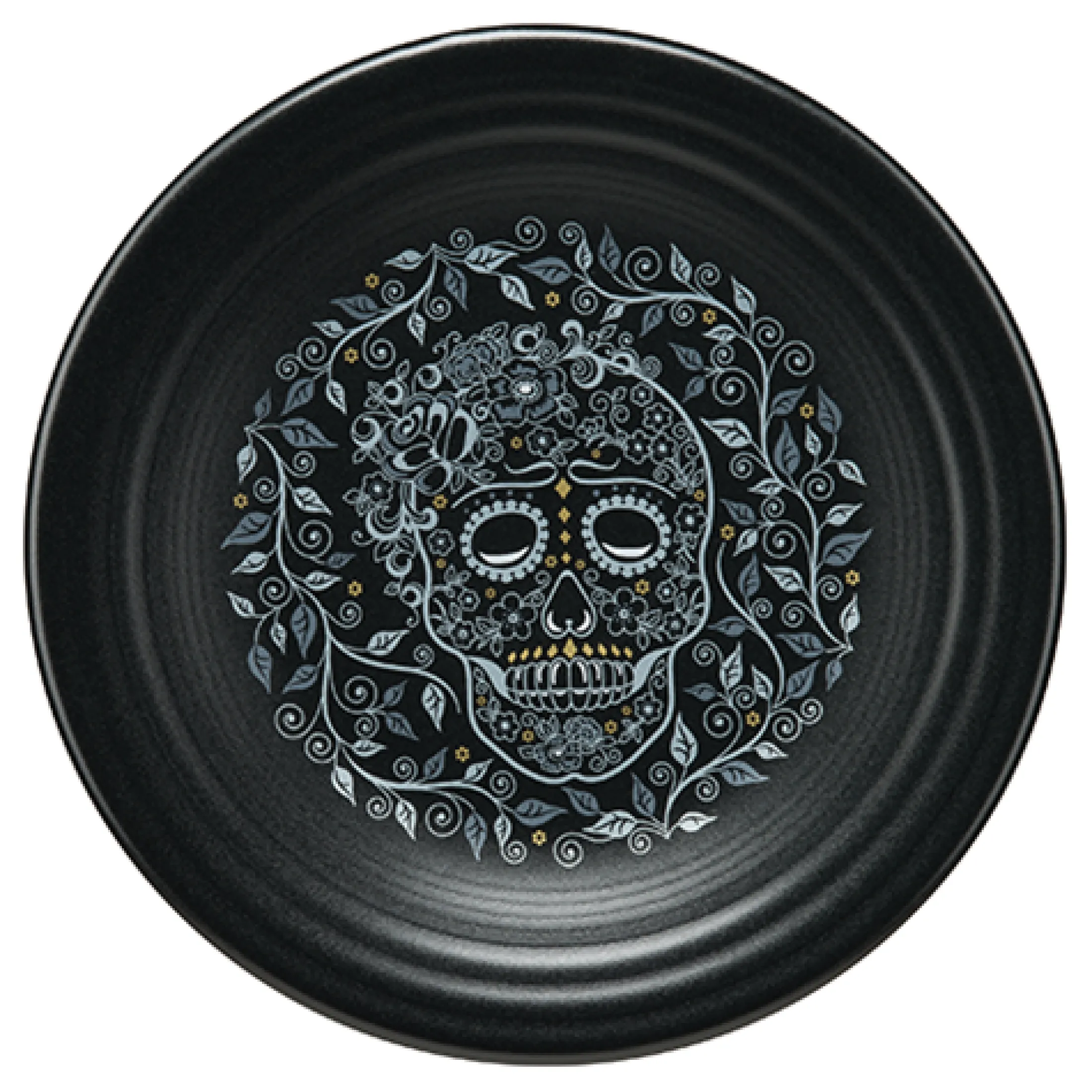 Retired SKULL AND VINE Classic Rim 9 Inch Luncheon Plate