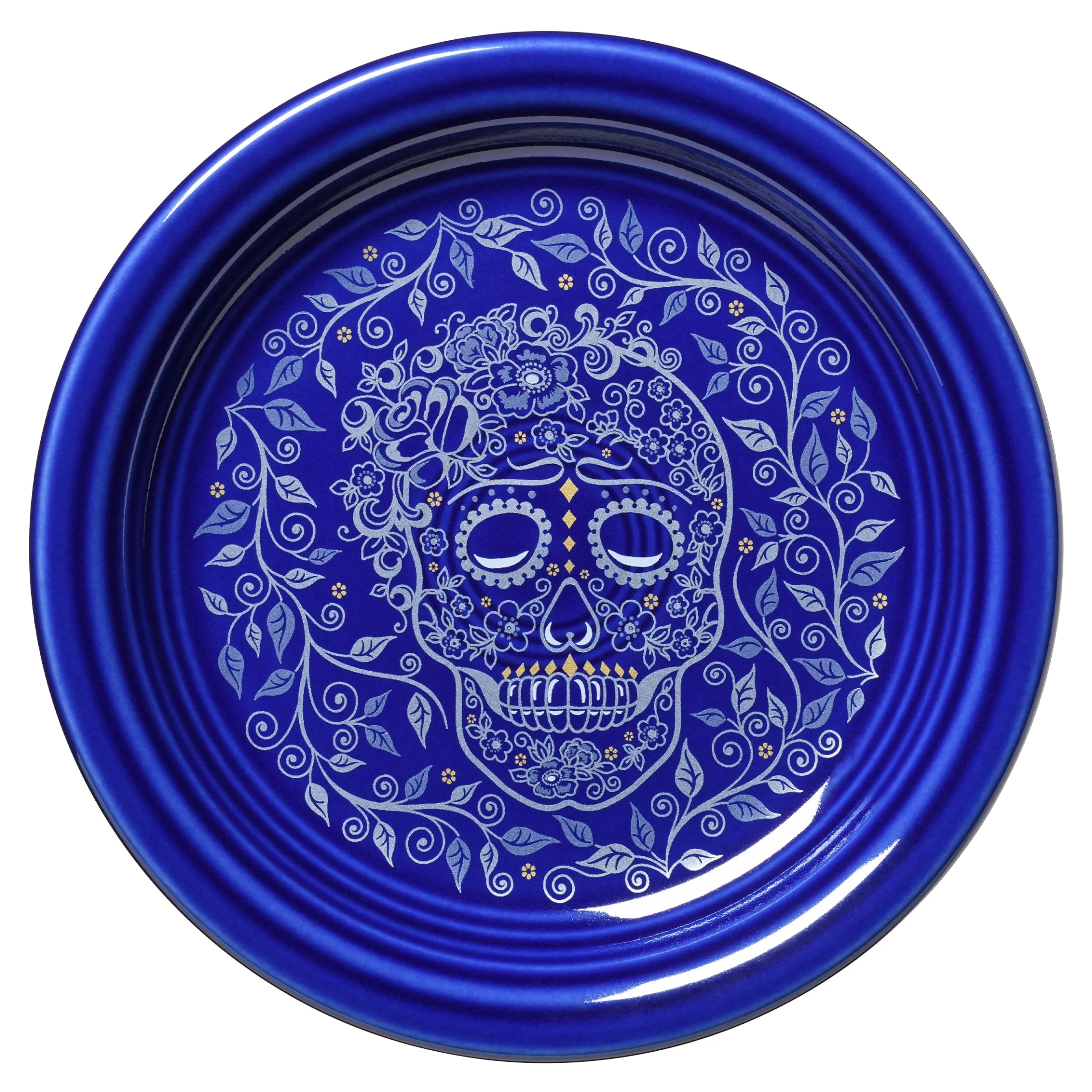 Retired SKULL AND VINE TWILIGHT Bistro Coupe 6 1/4 Inch Appetizer Plate