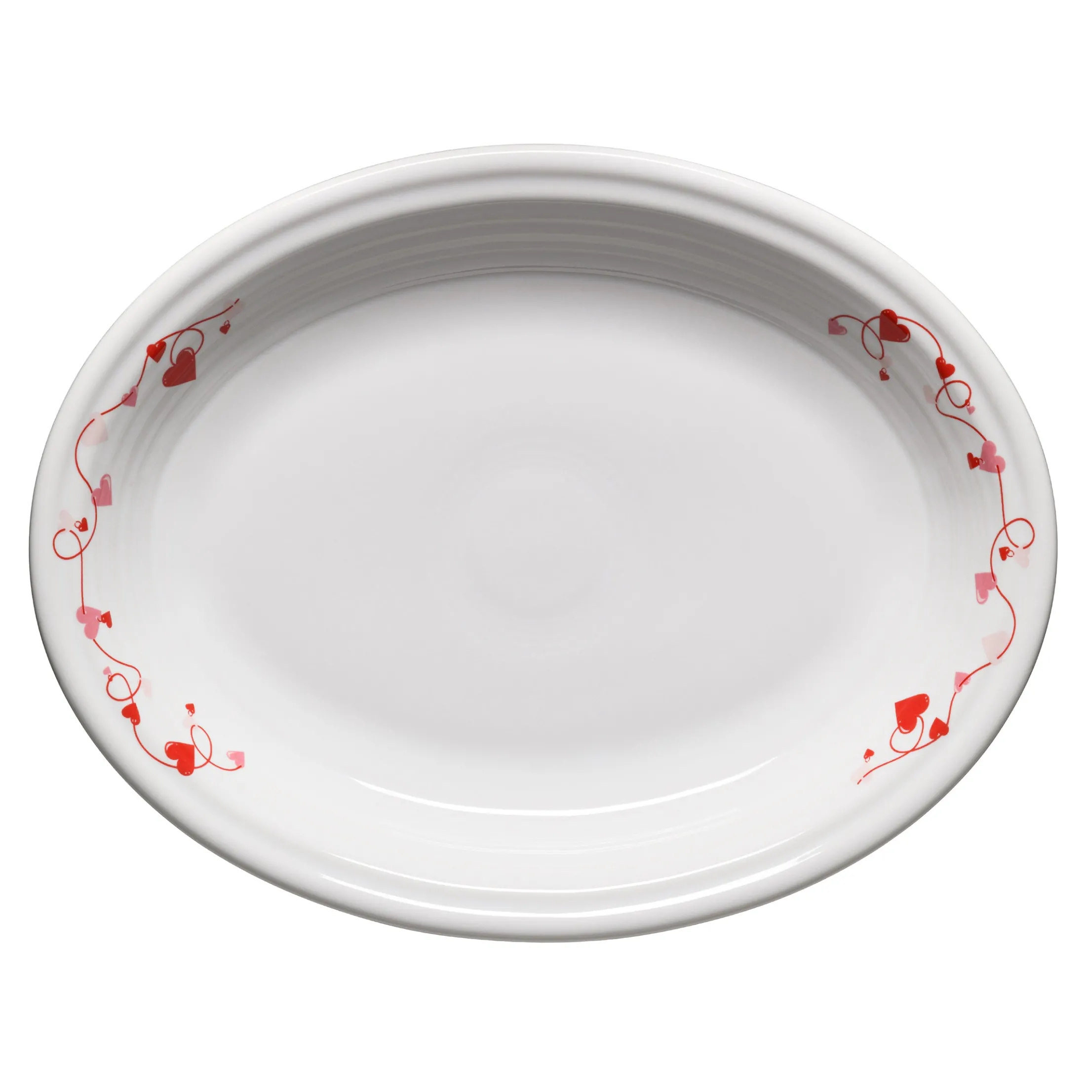 Retired Valentine 11 5/8 Inch Medium Oval Serving Platter