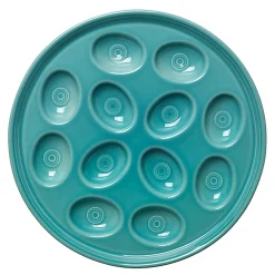 Round Egg Serving Platter 11 1/4 Inch