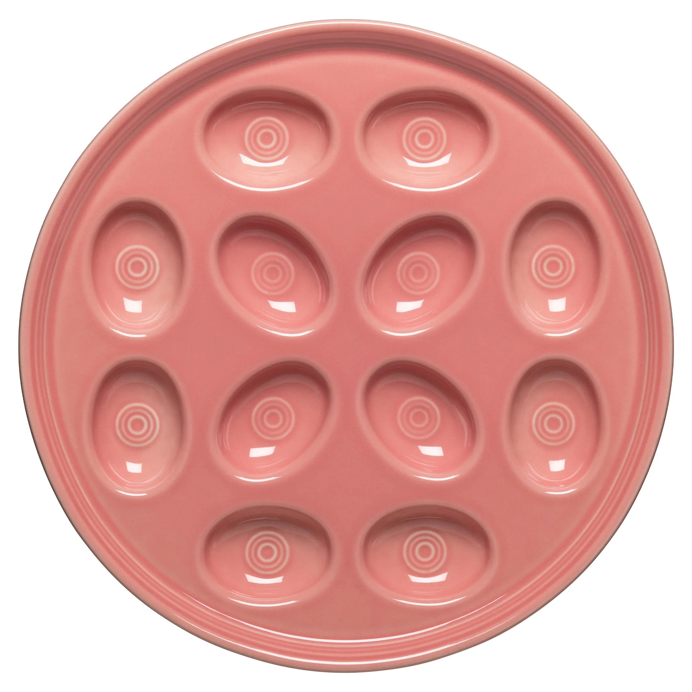 Round Egg Serving Platter 11 1/4 Inch