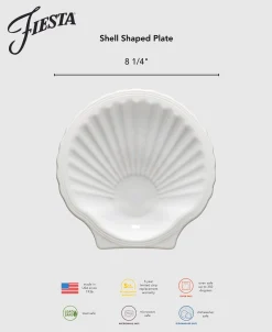 Shell Shaped Plate 8 1/4 Inch
