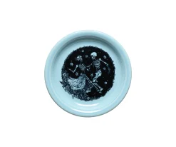 Skeleton Duet Sky Bistro Coupe 6 1/4 Inch Appetizer Plate