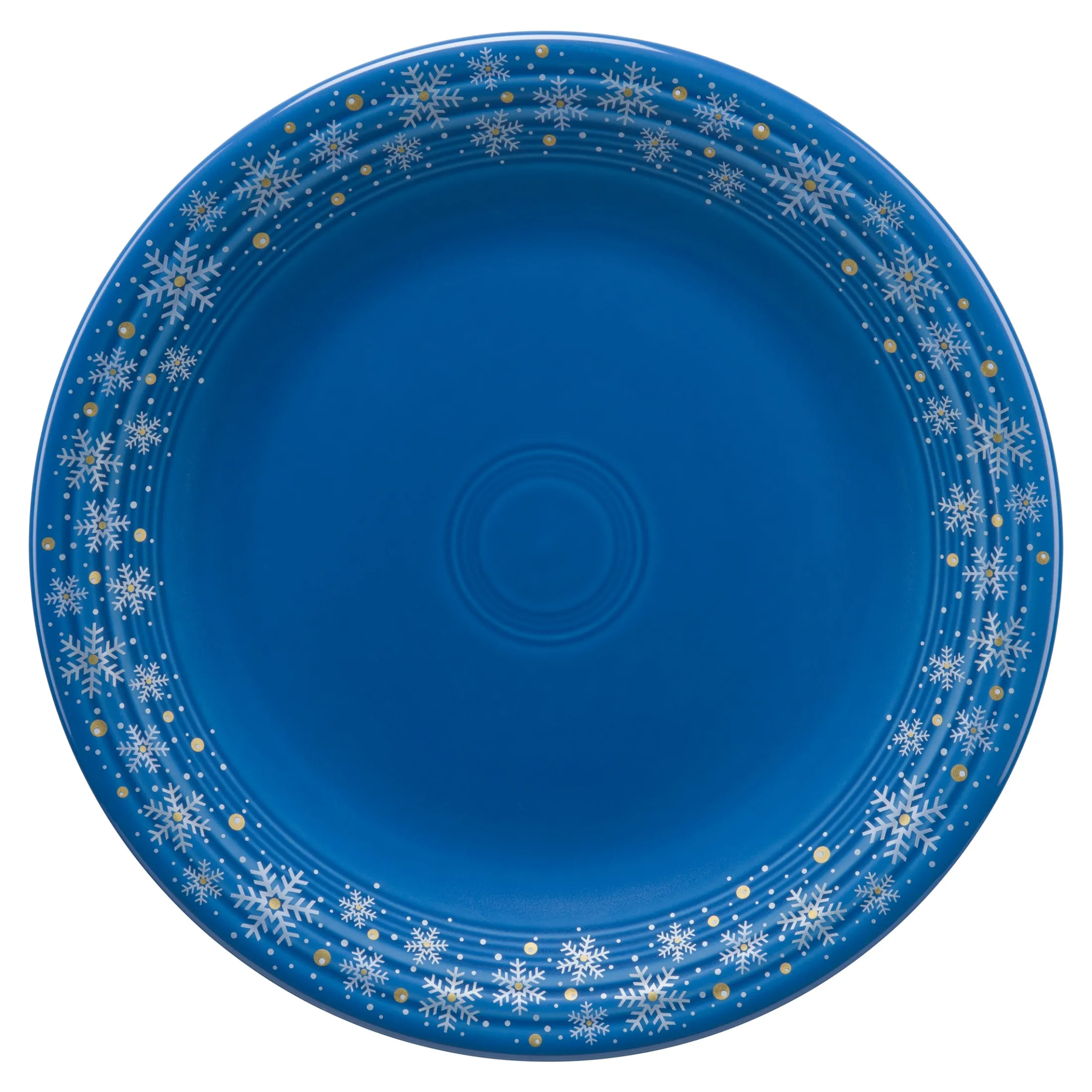Snowflake Classic Rim 10 1/2 Inch Dinner Plate