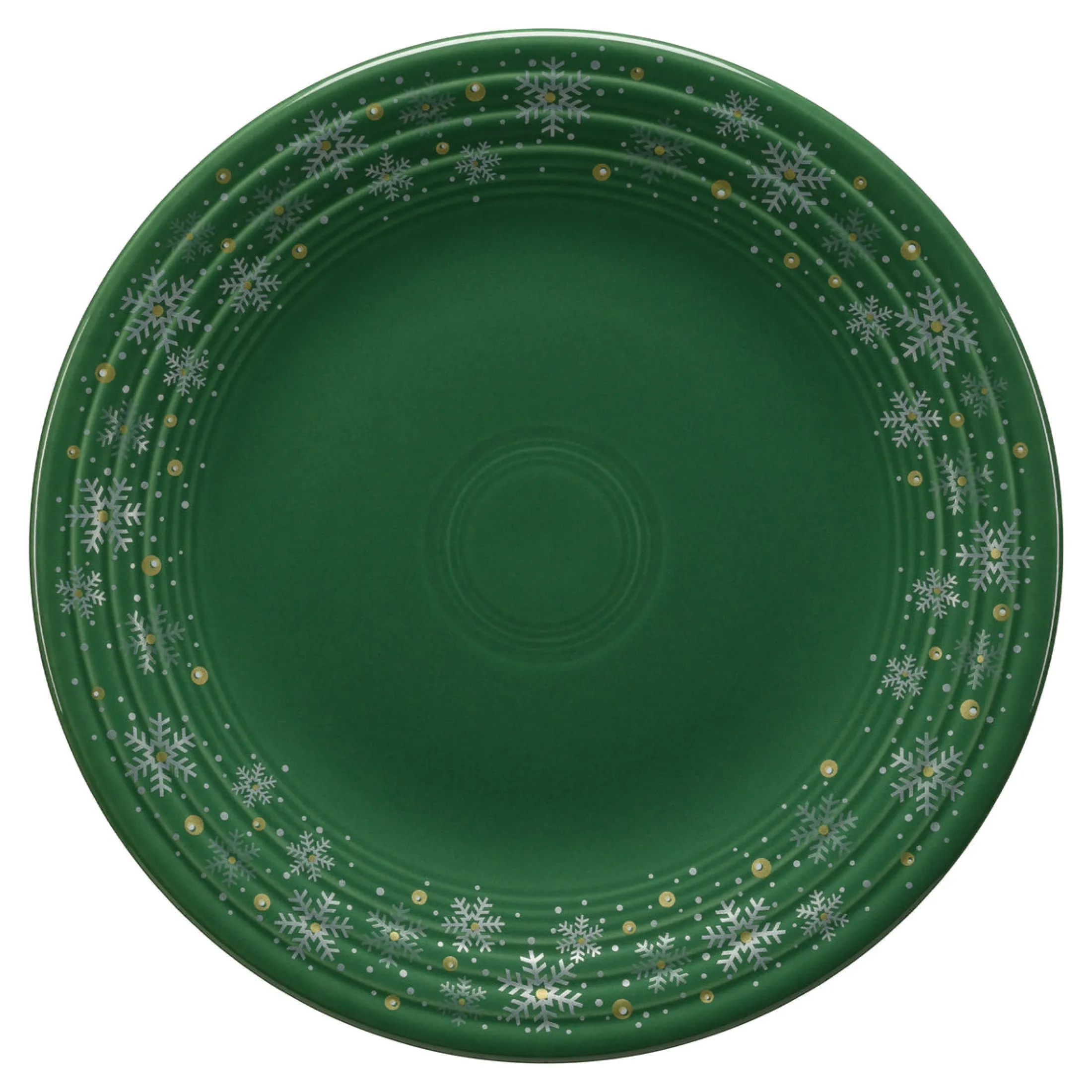 Snowflake Classic Rim 9 Inch Luncheon Plate