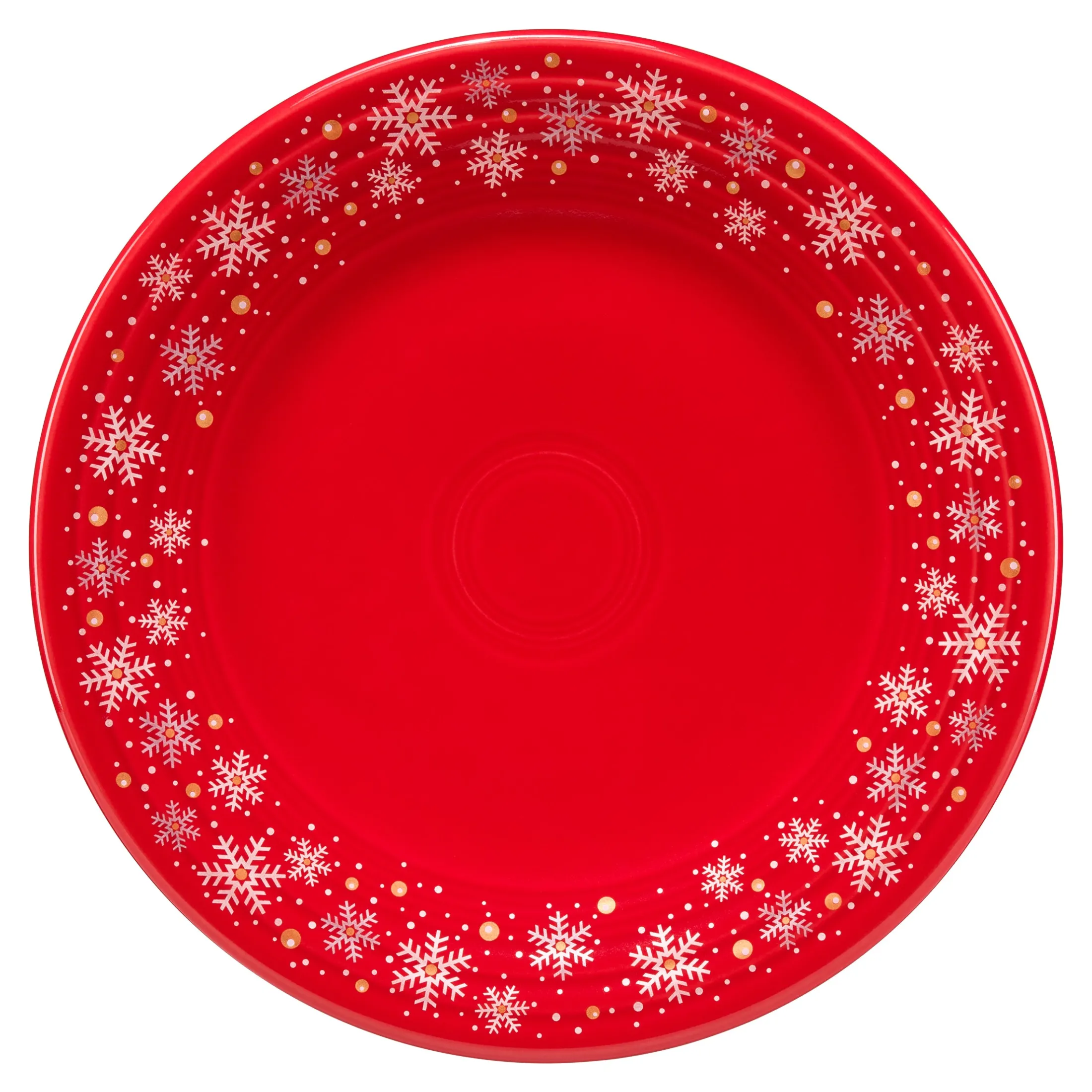 Snowflake Classic Rim 9 Inch Luncheon Plate