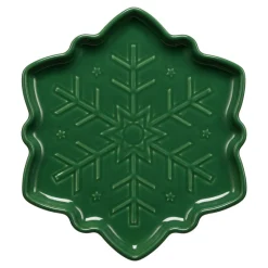 Snowflake Shaped Plate 9 Inch