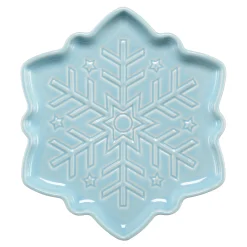 Snowflake Shaped Plate 9 Inch