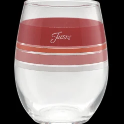 Sunset Horizon 15 oz. Edgeline Stemless Wine Glass Mixed – Set of 4