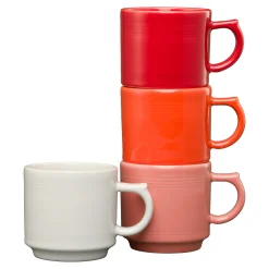 Sunset Horizon 16 OZ Set of 4 Mixed Stackable Mug Set