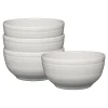 White Bistro Coupe 5 1/2 Inch Cereal Bowl 22 oz, Set of 4