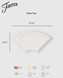 White 5-Piece Entertaining Set 8 1/5 Inch